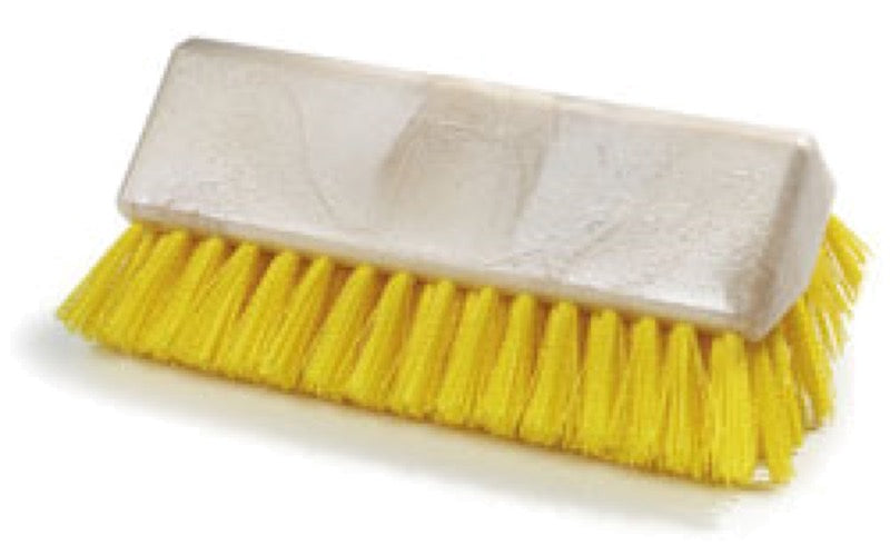 Carlisle 4042304 10 Yellow Hi-Lo Floor Scrub Brush
